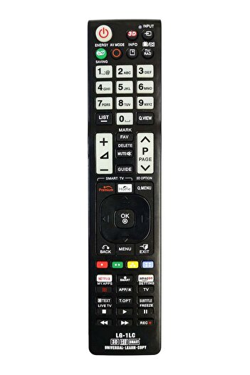 OEM Remote control for LG LG - 1LC- netflix