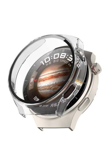 SKYDDAR INNOVATION 360° Ultra-Thin Anti-Shock Protective Case for Huawei Watch 4 Pro, Full Screen - Transparent