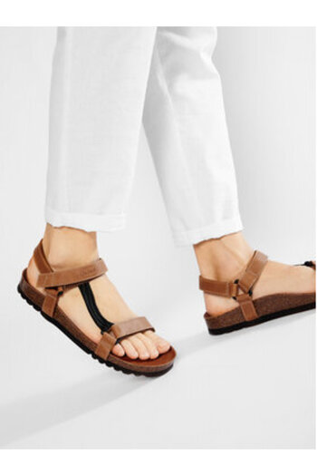 Scholl unisex sandals MF23009 brown