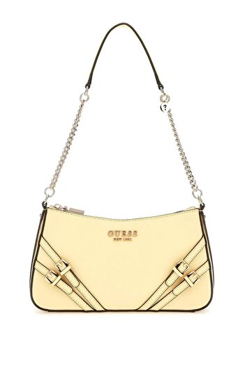 Guess Bramina Top Zip Shoulder Women's Yellow Shoulder Bag Hwzg9636180-Csl