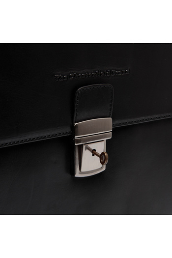 The Chesterfield Brand Briefcase for documents and 15 inch laptop, The Chesterfield Brand, Salvatore, natural leather