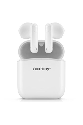 Niceboy Căști intraauriculare HIVE Beans, True Wireless, Bluetooth 5.0, Microfon, Alb