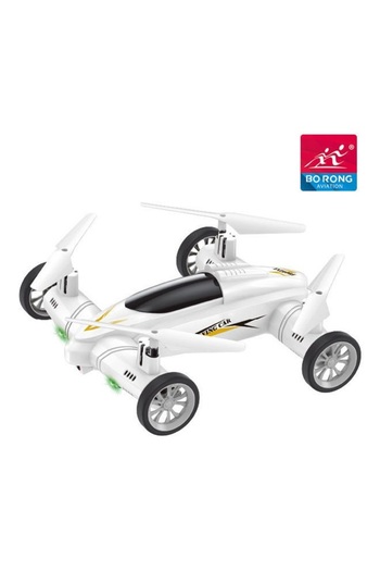 rexa Friction Powered Kids Drone Car Toy, Look Like A Drone Pack Of 1 (WHITE)