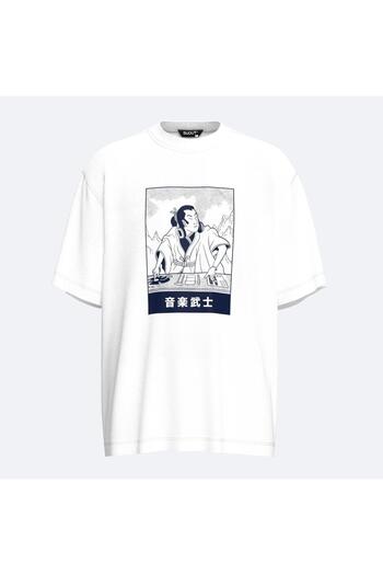 Shout Υπερμεγέθη μπλουζάκι Samurai DJ Unisex