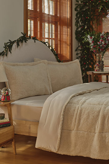Karaca Home Balmy Cozy Comfort/Sleeping Set Double Beige