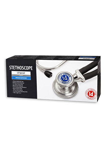 Little Doctor Little Doctor LD Special Stethoscope, 2 tubes, tube length 56cm, Black/Stainless Steel