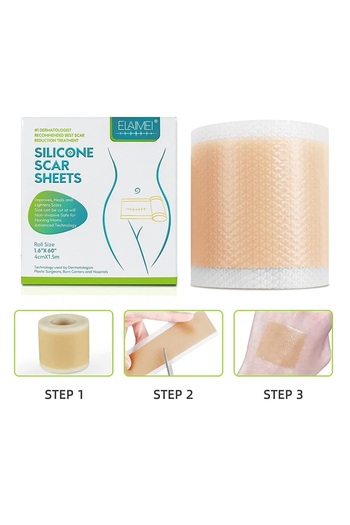 Tayarra Silicone Scar Roll, Medical Silicone Scar Remover Sheet, Waterproof Silicone Scar Sheet