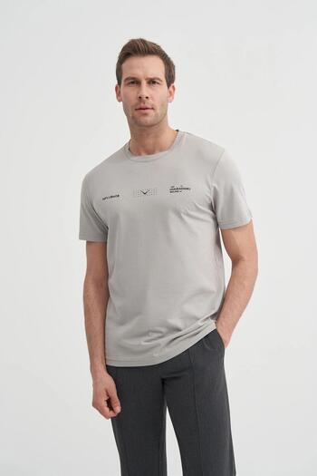 Cazador Slim Fit Crew Neck Cotton T-Shirt