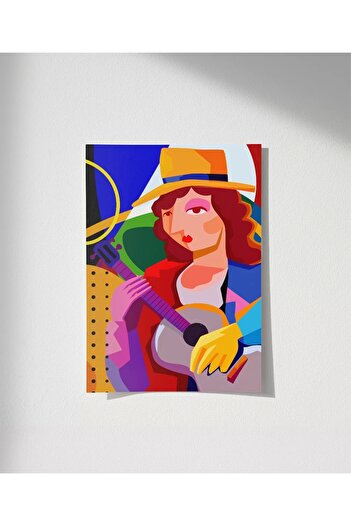 VOGLOO Frameless Poster Musical Portrait