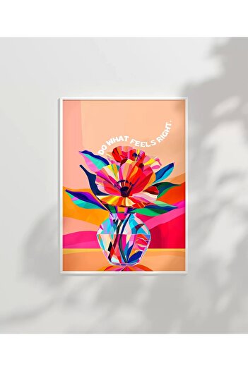 VOGLOO Frameless Poster Colorful Inner Sound
