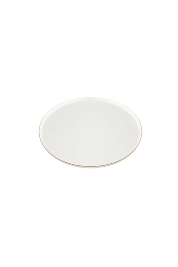 Porland Chopin Gold Gilded Flat Plate 6 Pieces 27cm