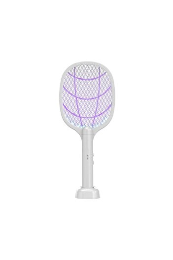 Flippy Lampă electrică anti-țânțari, Flippy, 42,5 x 18 x 7,5 cm, reîncărcabilă cu cablu USB inclus, albă