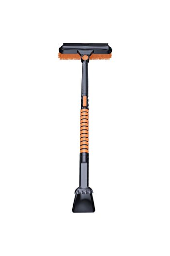 Flippy Snow Shovel, 3 in 1, Brush and Scraper, Rotating, Telescopic, Detachable, Aluminum and ABS Ma
