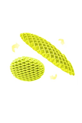 Teo Worm Fidget Decompression Toy, , Anti Stress, Compact Size 10 cm, Expanded Size 24.5