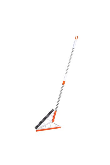 Universal Mop Multifunctional, Flippy, Orange with Silicon Scraper, Telescopic Handle