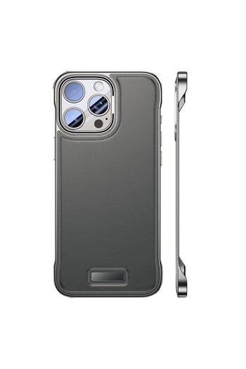 Flippy Case for iPhone 15 Pro, protective case, Flippy, Modern Design, Thin, Gray