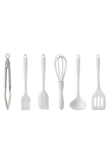 Flippy 6 Kitchen Utensils, Flippy, Silicone+Stainless Steel, Heat-Resistant, Non-Stick, 23 x 13 x 3 cm