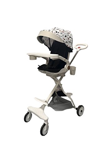 Flippy 3in1 Sport Stroller, 6-36 Months, Reversible, 360 Wheels, 32x63x95cm, Beige Cosmos Model