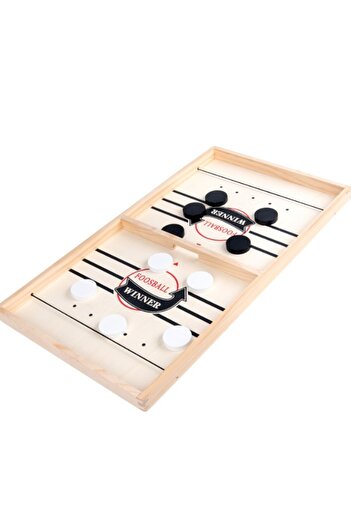 Flippy Interactive Fooseball Game, Flippy, Ice Hockey Type, Wooden, 10 Game Pieces, +4 Years, 54 x 29 cm, M