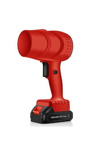 Flippy Multifunctional Portable Air Blower, Flippy, 25000 RPM, 2 Li Batteries and Charger, Red