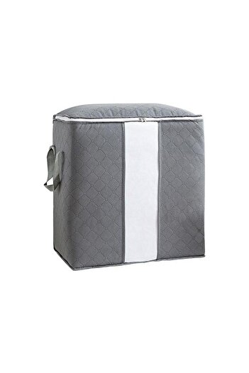 Flippy Storage Bag, Multipurpose Usage, Foldable, with Two-Way Zipper and Transparent Side Window, W