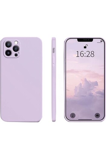 Flippy Protective Case Compatible with Huawei P Smart 2020 Liquid Silicone Case Purple