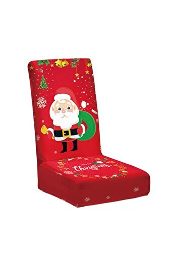 Flippy Chair Cover Flippy, Christmas Theme, Model 4 Santa Claus with Sack, Red
