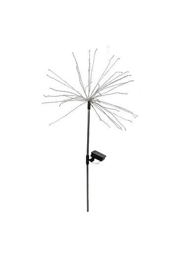 Flippy Lampă solară în formă de artificii, 120 LED-uri, alb cald,