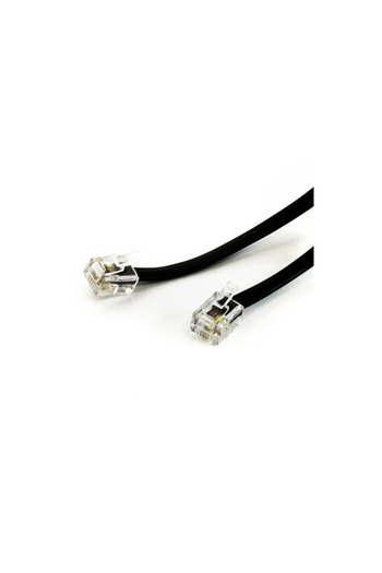 edc Phone cable RJ11 6P4C black 2m