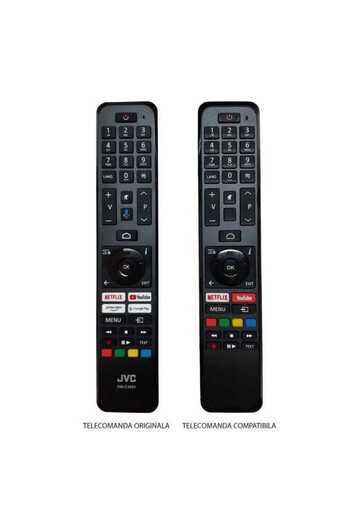 OEM Remote control compatible with JVC Horizon RM-C3605 TV code ER 1433-N /MFY 1432 (376-1)