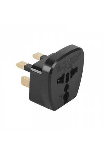 OEM UK plug voltage adapter - UNIVERSAL black