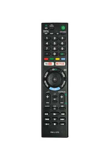 OEM TV remote control SONY RM-L 1370 LCD LED TV IR 1309 (230)