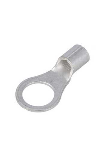 TE Connectivity Terminal lug with ring M10 6.64 10.5mm2 crimped on uninsulated cable TE Connectivity