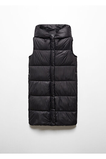 MANGO Black Women's Vest 57078265
