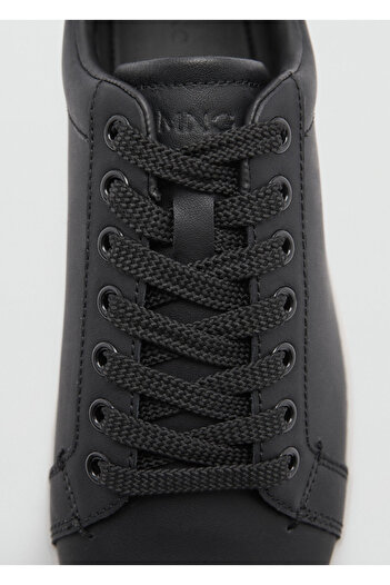 MANGO Woman Siyah Erkek Sneaker 77050610