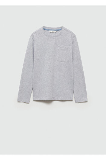 MANGO Boy's Metal Gray T-Shirt
