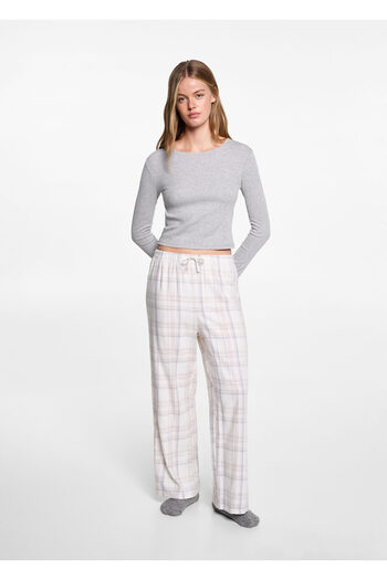 MANGO Woman Beige Girl's Pajama Set 77046728