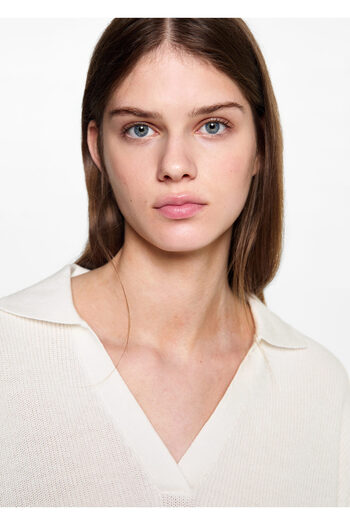 MANGO Off-White Girl's Sweater 77064039