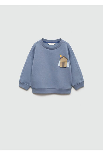 MANGO Baby Boy Blue Sweatshirt