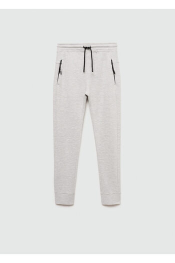 MANGO Woman Boy's Metal Gray Trousers