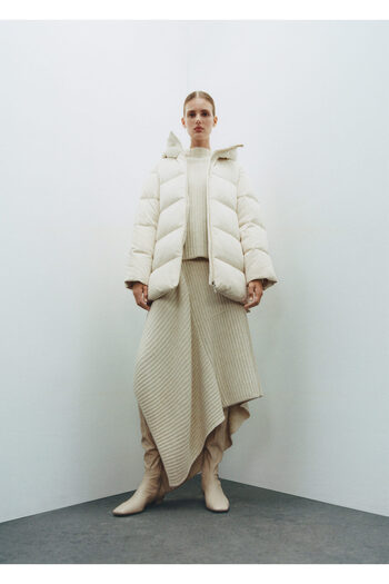 MANGO Natural Women's Coat 77097640