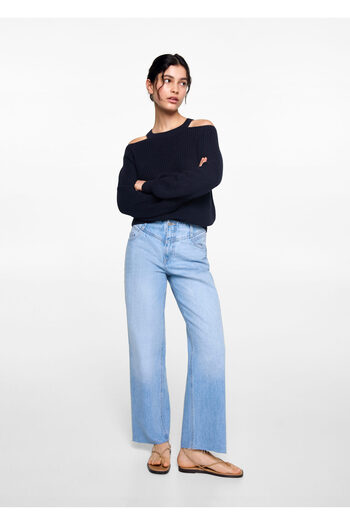 MANGO Woman Navy Blue Girl's Sweater 77023291
