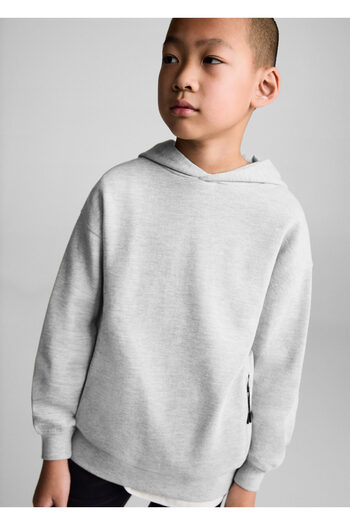 MANGO Woman Erkek Çocuk Metal Grisi Sweatshirt