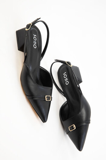 SOHO Black Women's Classic Heeled Shoes 20595