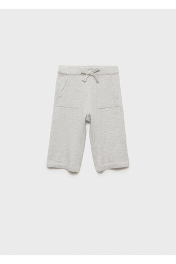MANGO Light Gray Baby Girl Pants 77055152