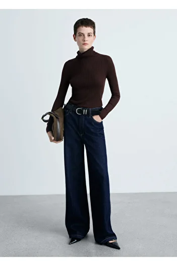 MANGO Chocolate Women's Sweater 87030441
