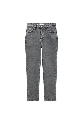 MANGO Gray Women's Jeans 87020451