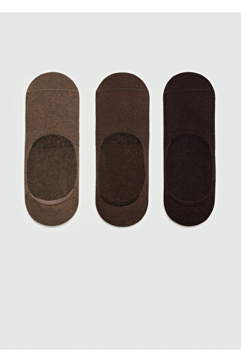 MANGO Brown Men's Socks 77020633