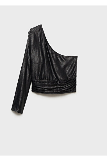 MANGO Black Women's Blouse 77088266