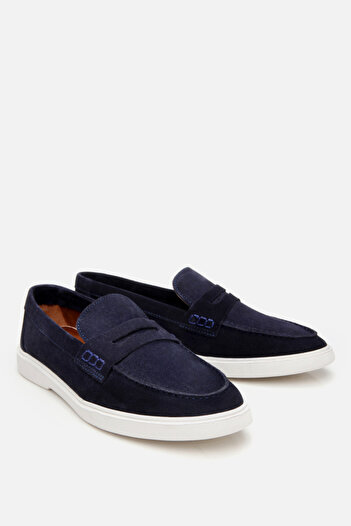 Yaya by Hotiç Marineblaue Herren-Loafer-Schuhe 02AYY308520A680
